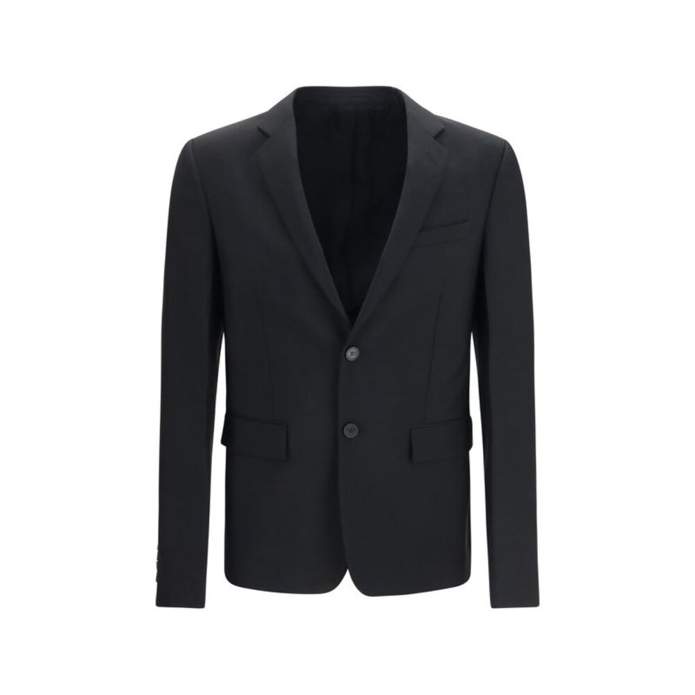 Fendi Men Single-Breasted Kid Mohair Blazer